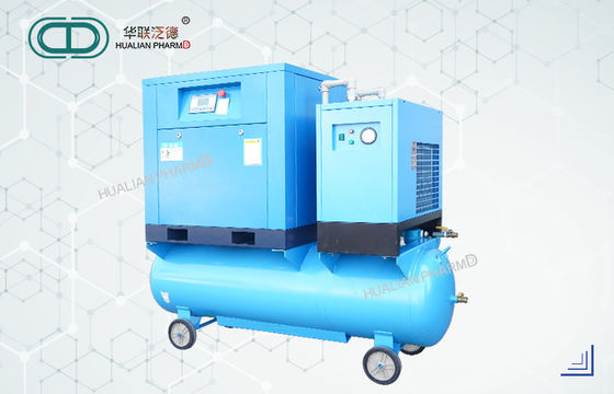 Piccolo risparmio energetico rotatorio FD-HL-119 dell'acciaio inossidabile del compressore d'aria della vite con l'essiccatore freddo